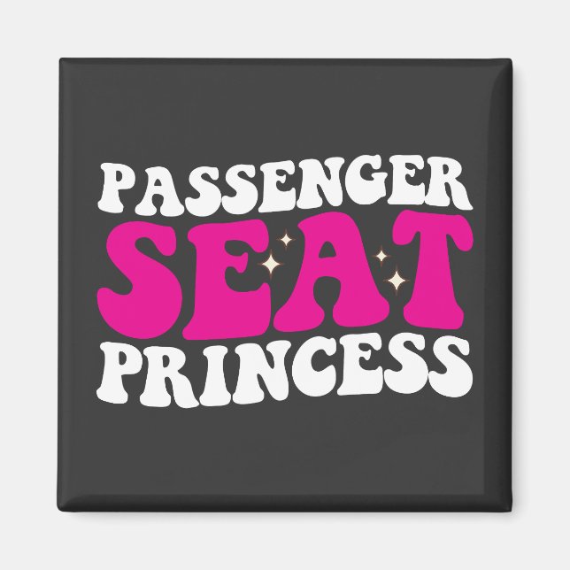 Aimant Siège passager Princess Girl Car Super Retro (Devant)