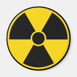 Aimant Signal de danger de radiation
