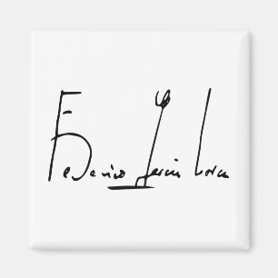 Aimant Signature Federico García Lorca