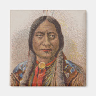 Aimant Signaux de fumée : Lakota Indian Chief Sitting Bul