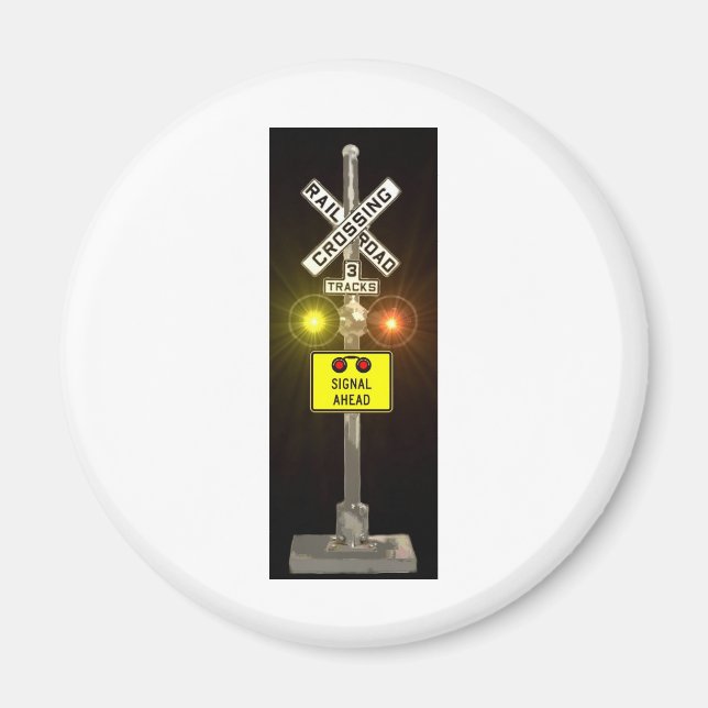 Aimant Signaux Jaunes Et Rouges (Devant)