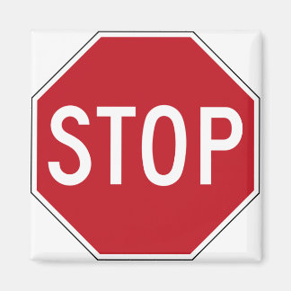 AIMANT SIGNE D'ARRET USA