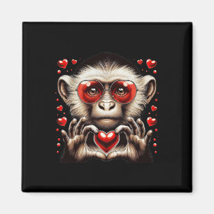 Aimant Signe de coeur Main Singe Enfants Hommes Femmes Si