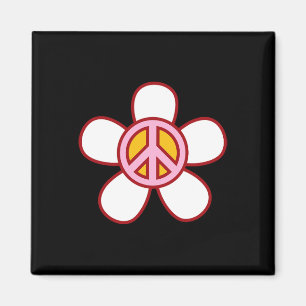 Aimant SIGNE DE PAIX AMOUR 60s les années 70 Super hippie