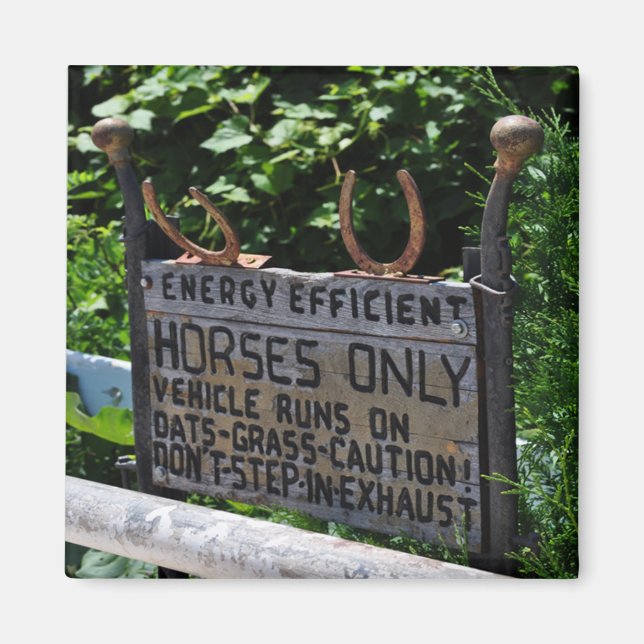 Aimant SIGNE DE PARKING Amish (Devant)