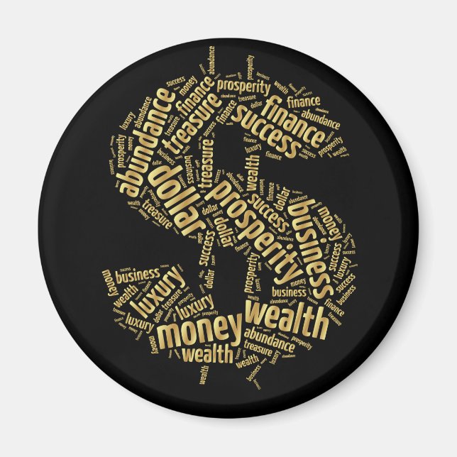 Aimant Signe dollar (Devant)