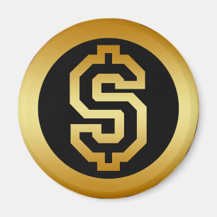AIMANT SIGNE D'OR DOLLAR