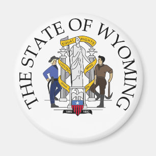 Aimant signe du Wyoming