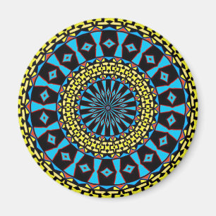 Aimant Signe hex hollandais de Pennsylvanie Cercles bleus