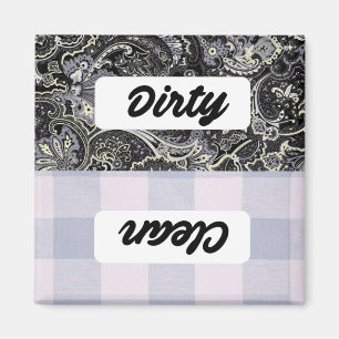 Aimant Signe propre/sale de lave-vaisselle