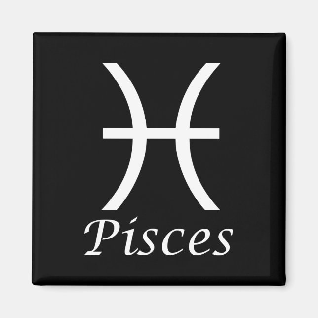 Aimant SIGNE Zodiaque 'Pisces' (Devant)