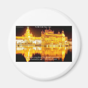 Aimant Sikh Temple D'Or En Inde Cadeaux & Tee - shirts