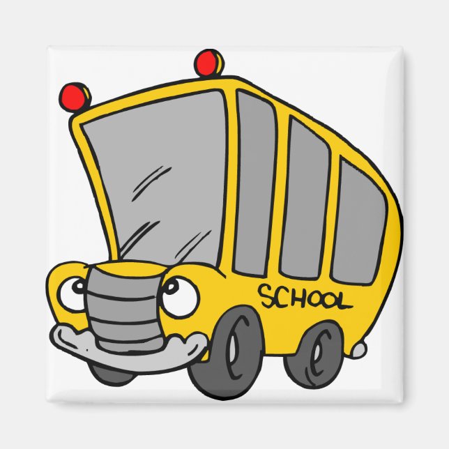 Aimant Silencieux bus scolaire (Devant)
