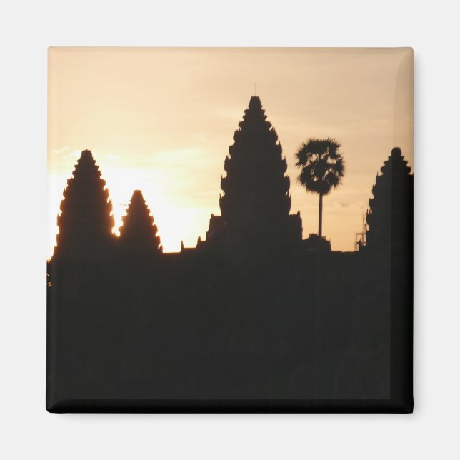 Aimant silhouette angkor (Devant)