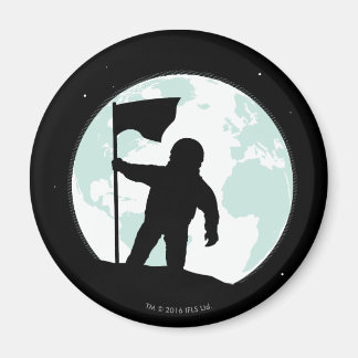 Aimant Silhouette, astronaute