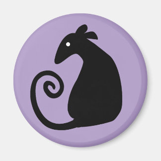 aimant silhouette de rat