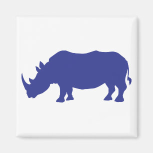 Aimant Silhouette de Rhinoceros