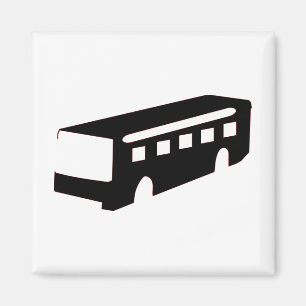 Aimant Silhouette du bus