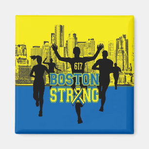 Aimant Silhouettes fortes d'esprit de Boston