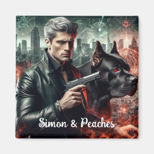 Aimant Simon & Peaches