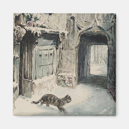Aimant Simpkin le chat sort (par Beatrix Potter)