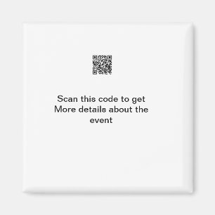 Aimant Simple analyse de code Q R modèle d'événement méti