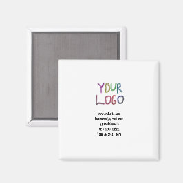 Aimant simple et minimal ajouter votre logo/design ici te