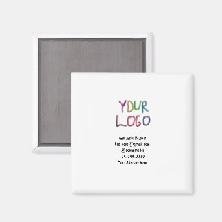 Aimant simple et minimal ajouter votre logo/design ici te