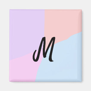Aimant simple logo monogramme minimal personnalisé