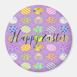 Aimant Simple mignon classique de Pâques RoundMagnet
