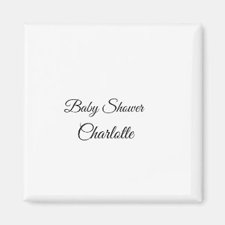 Aimant SIMPLE MINIMAL.CUTIE ADD NAME BABY baby shower Thr