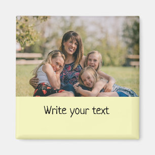 Aimant simple minimum ajouter votre texte photo noël