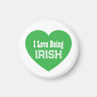 Simple St. Patrick's Day Vert J'aime être irlandai