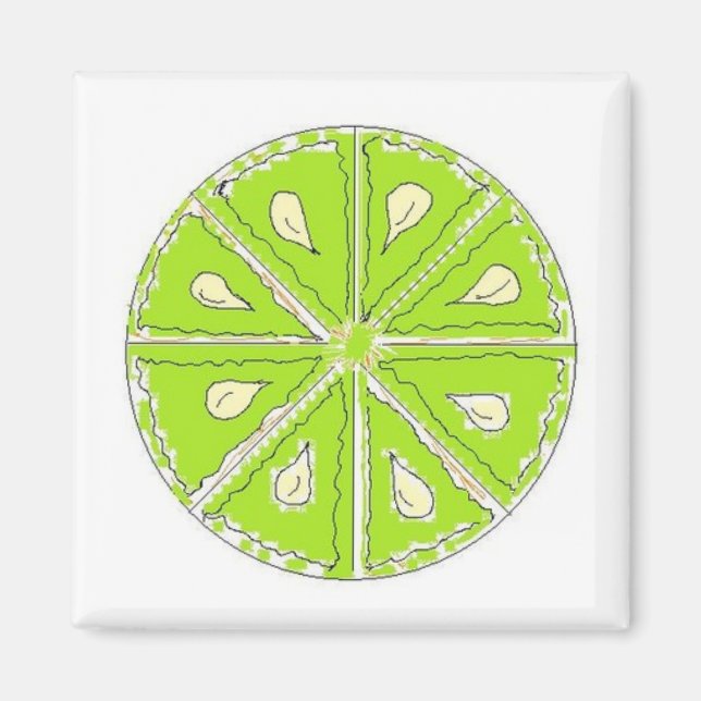 Aimant Simplement Lime (Devant)