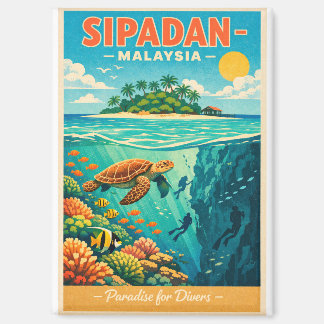 Aimant Sipadan Island, Malaysia, in a vibrant