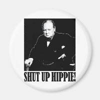 Sir Winston Churchill dit Shut Up Hippie !