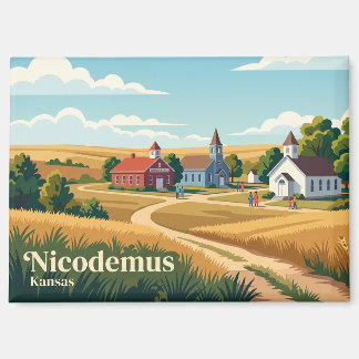 Aimant Site historique national de Nicodemus Kansas