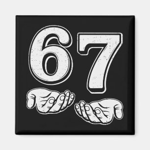 Aimant Six Seven 6 7 Mème Génération Alpha Argot 6 7 Main