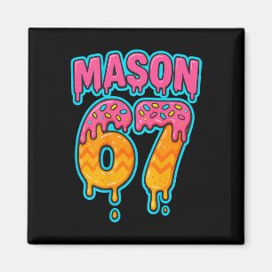 Aimant Six Seven Meme Mason 67 Crème Glacée Dégoulinante