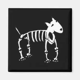 Aimant Skeleton Bull Terrier Dog
