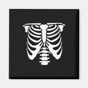 Aimant Skeleton Cage de côtes de la poitrine Os Halloween