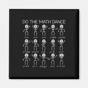 Aimant Skeleton Danser Figures Equation Math Enseignant H