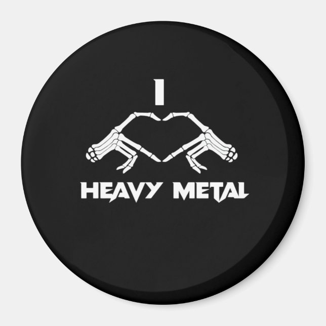 Aimant Skeleton Hands Heart - Drôle Halloween (Devant)