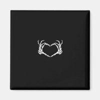 Skeleton Hands Heart Graphic