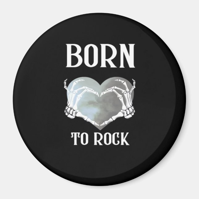 Aimant Skeleton Mains Grey Heart Graphic Pour Classique (Devant)