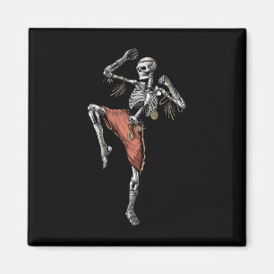 Aimant Skeleton Muay Thai Boxing Karate Kickboxing Martia