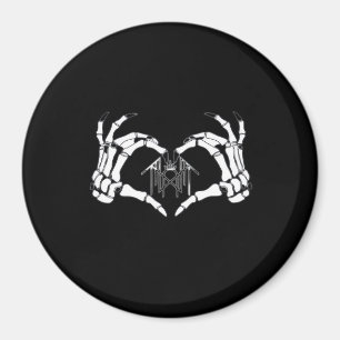Aimant Skeletons Token Heart Hands