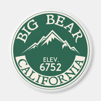 Aimant Ski Big Bear Lake California Ski Randonnée