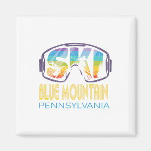 Aimant Ski Blue Mountain Pennsylvania Ski Vacances