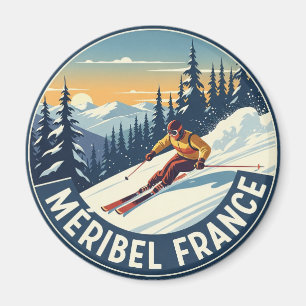 Aimant Ski de Méribel France